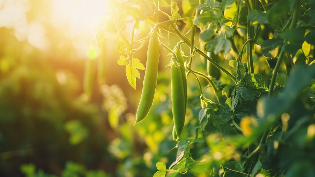 Du jardin à l'assiette: les pois mange-tout