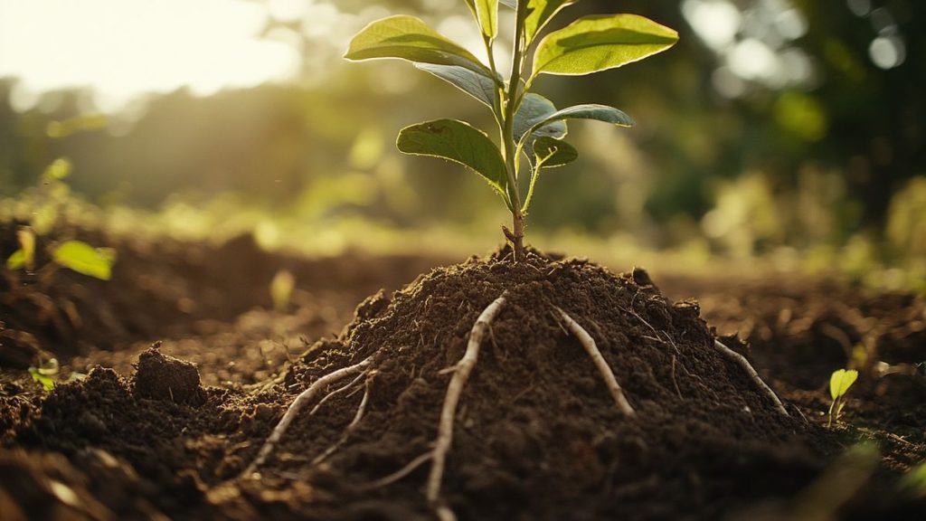 Planter et tuteurer un arbre à racines nues