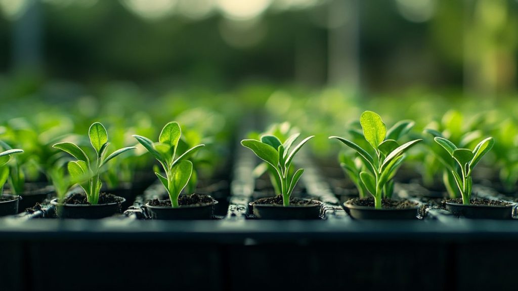 Propagation de plantes par feuilles