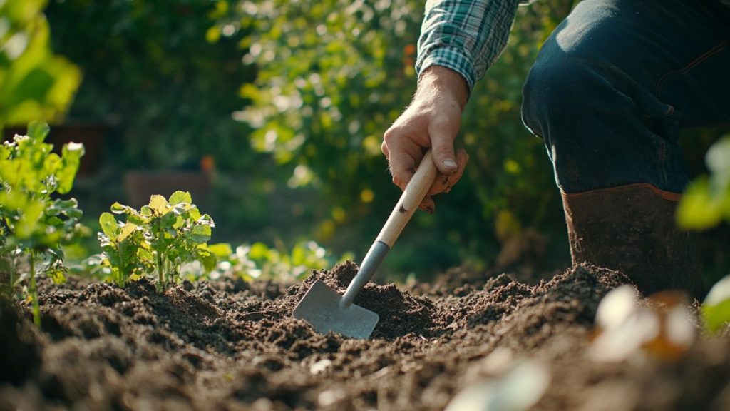 Technique avantageuse de plantation à racines nues