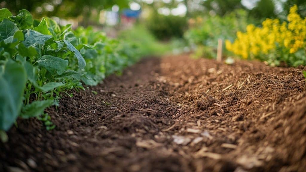 Oubliez l'écorce ! Ce paillage naturel ignoré transforme votre sol en terre fertile dès la première semaine